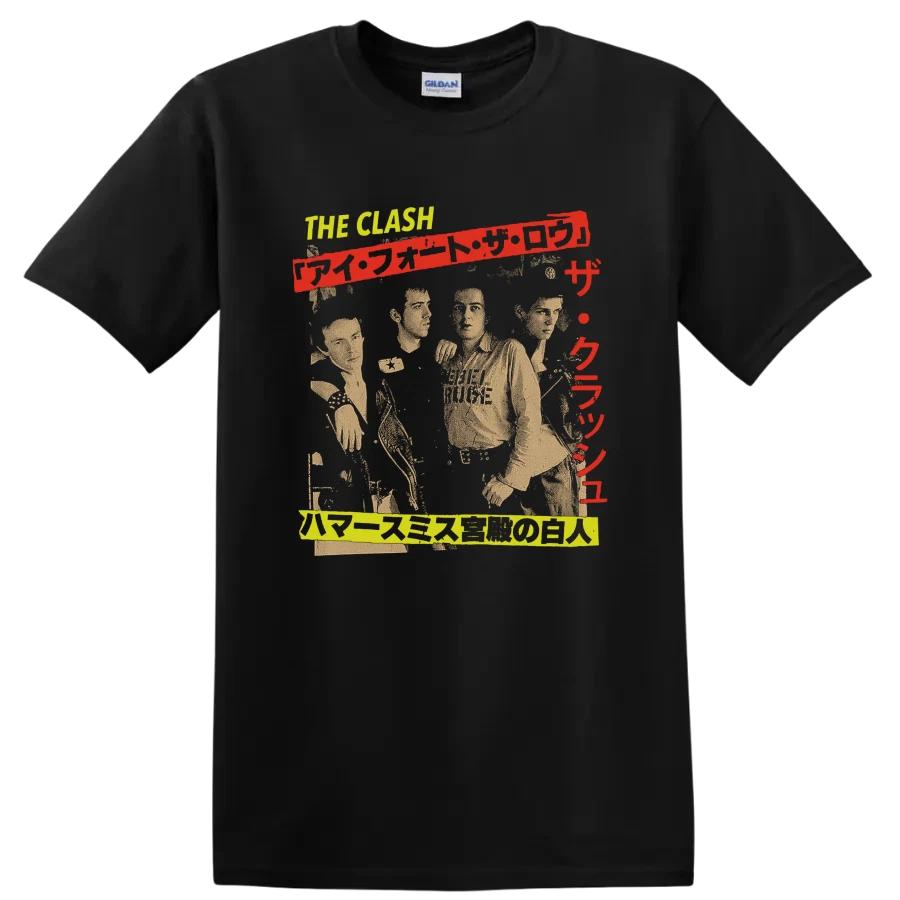 The Clash Punk Rock Band T Shirt Vintage Music Graphic Concert Fan Tee Gift Idea