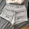 Хараюку Свободные милые мультяшные Спортивные шорты Женские Летние Уличные Домашние Штаны для сна Повседневные Леггинсы для йоги Горячие шорты Модные молодежные сексуальные короткие спортивные штаны