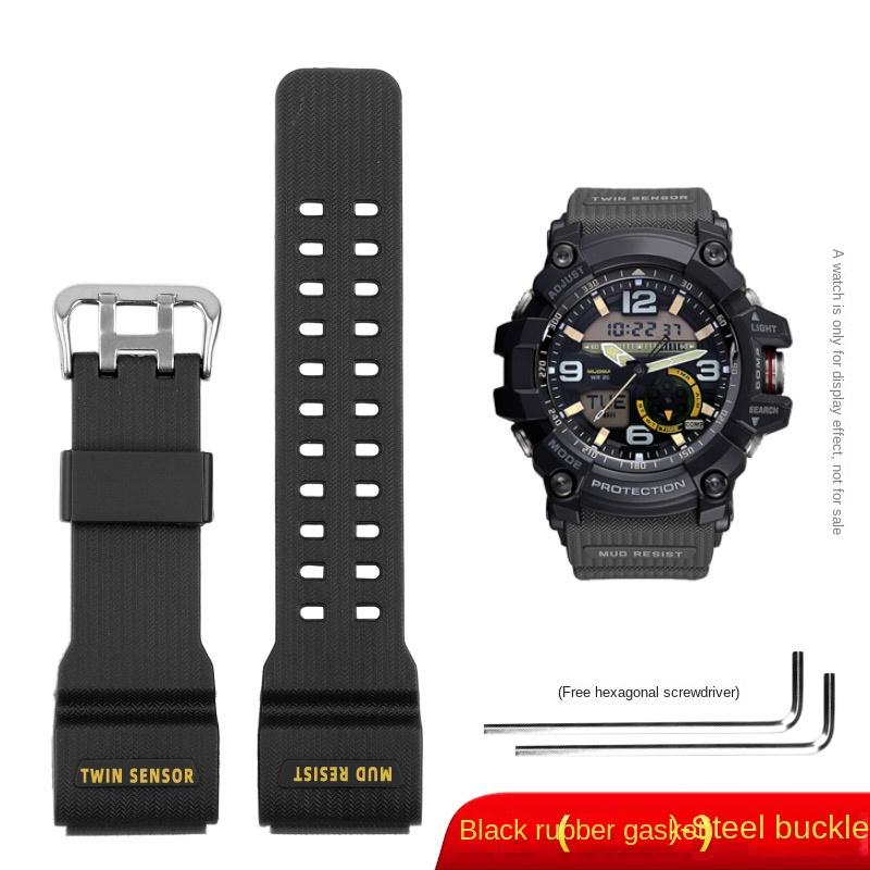 Для Casio G-Shock GG-1000/GWG-100/GSG-100 Мужские Спортивные Водонепроницаемые Заменяемый Ремешок Браслет Аксессуары для Часов Смоляной Ремешок для Часов