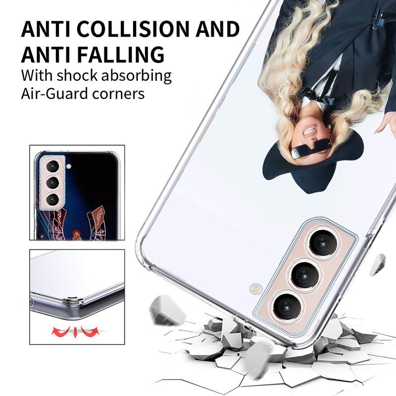 B-Бейонсе Концертный Чехол для Телефона с Челкой Для Samsung Galaxy S25 Edge S24 S23 FE S21 S20 S10 Plus S22 S26 Ultra Чехол Прозрачные Чехлы ТПУ Ca
