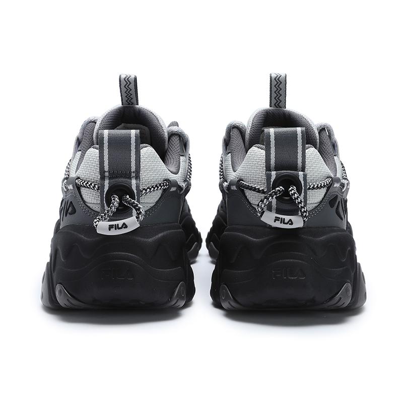 Fila Fluid 5 Кошачья лапка 5 Толстая подошва Мода Увеличение роста Универсальные Низкие кеды Повседневная обувь Мужские кроссовки Серый F12M432101FPA