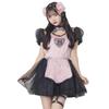 Froymine Cosplay Halloween Honmei Momo China JamsCollection Pink [Clear Stone] Women's