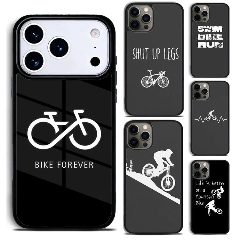 BIKE CYCLING Sport Phone Case For iPhone 17 16 15 14 13 12 11 Pro Max Plus 17Air Soft Silicone Cover