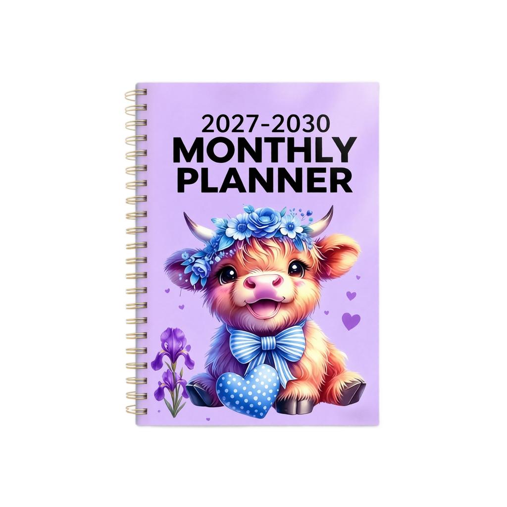 Четырехлетний планировщик на 2027-2030 годы - Книга с датами для планирования и повседневного использования