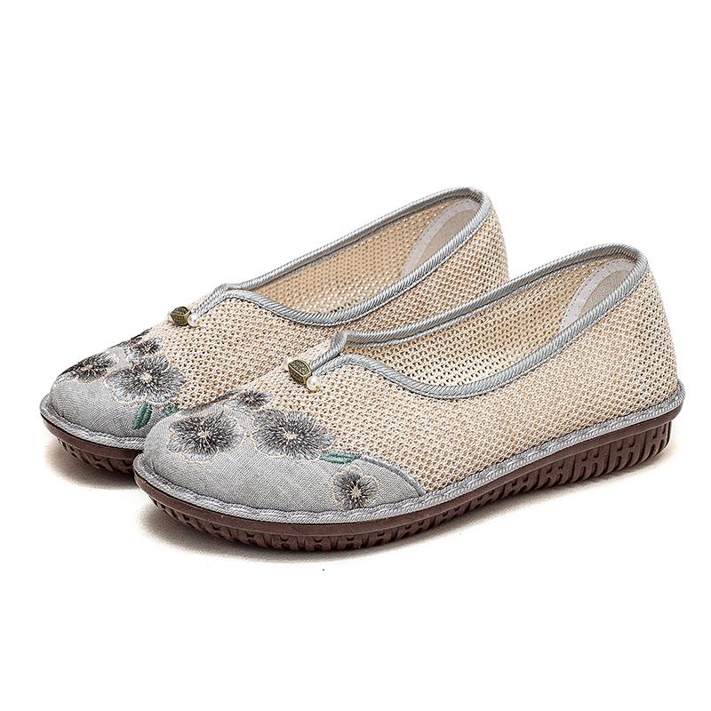 Обувь в китайском стиле, обувь в старинном стиле ханьфу, вышитая обувь, увеличивающая внутреннюю высоту обуви, женская обувь на плоской подошве, женская тенденция 2024 года