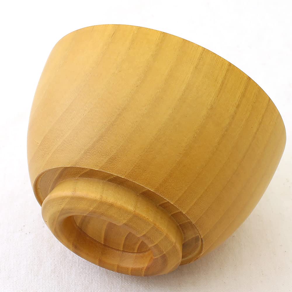Kishu лакированная посуда Tsunoda Seibei Shoten суповая миска Grip Ball M деревянная нанопокрытие можно мыть в посудомоечной машине натуральный WG-457473