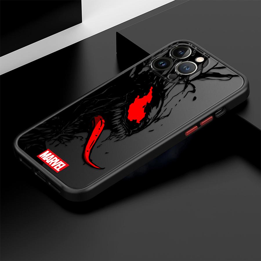 Чехол-накладка Marvels Spider-Man Venom для телефона iPhone 17 Pro Max 17e Air 7 8 SE 14 XS XR 13 Mini 12 16 Plus 11 15