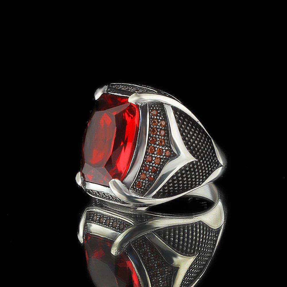 Серебряное мужское кольцо, роскошные украшения, мужские аксессуары, лучший подарок для Besties, аксессуары из стерлингового серебра 925 пробы, лучший подарок на годовщину