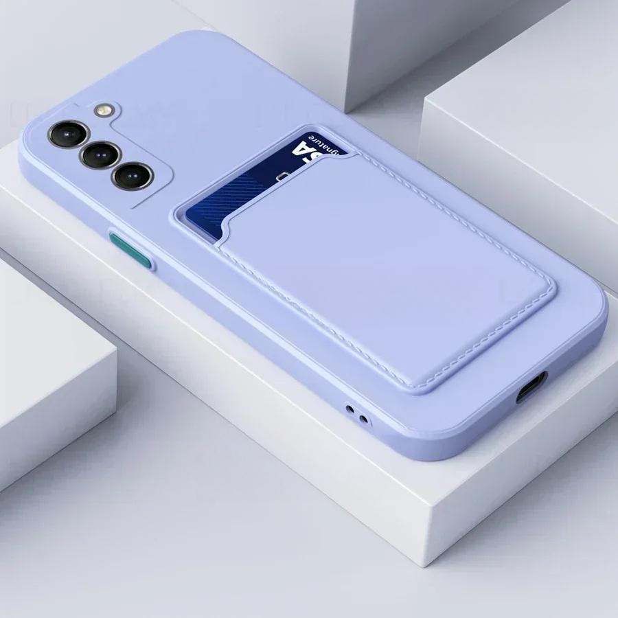 Для Samsung Galaxy A73 5G A72 4G A52 A52S A32 A22 A12 Чехол Чехлы для телефона Силиконовые Кошельки Чехлы с держателем для карт Крышка Слот Автомобильный чехол Capa