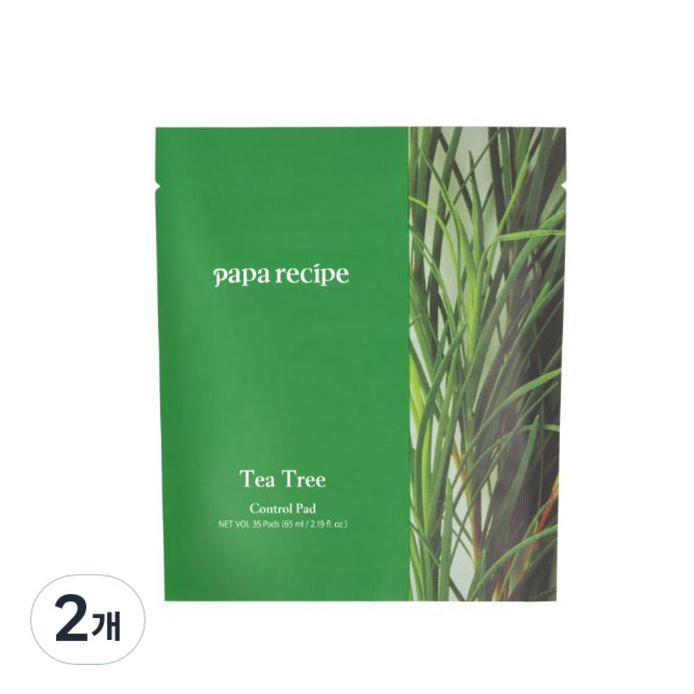 PAPA RECIPE Сменный блок тонера Tea Tree Control Pad, 35 упаковок, 2 x 65 мл