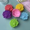 5Pcs Flower Silicone Candle Mold Diy Handmade 3D Rose Soap Plaster Resin Mould Cake Baking Tool Kitchen Party Decoration Supply