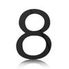New Floating House Numbers Creative Modern Zinc Number Self Adhesive Door Sign Outdoor Mailbox Apartment Home Decorations