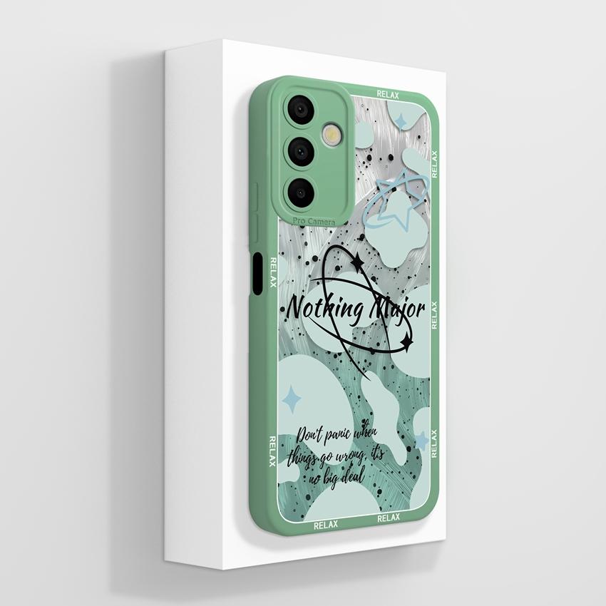 Для Samsung Galaxy A15 A16 A14 M15 M16 F13 F15 Чехол Милый Мультяшный Узор Астронавта Жидкий Силикон Защитный Чехол От Падений Для Samsung Чехол