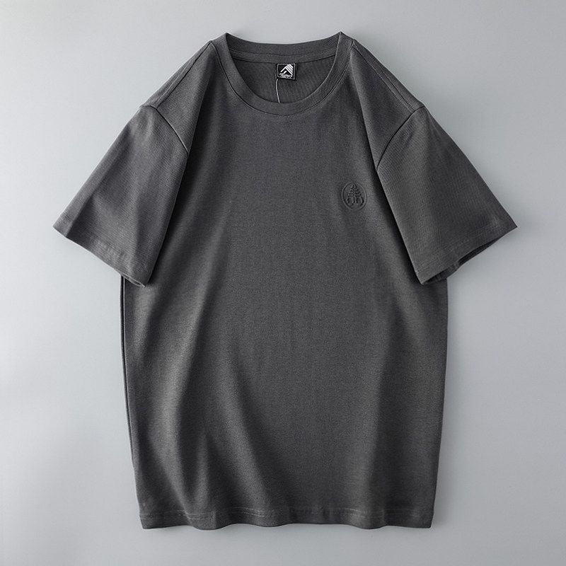 Heavy Weight Retro Men Summer Export Short Sleeve T-Shirt