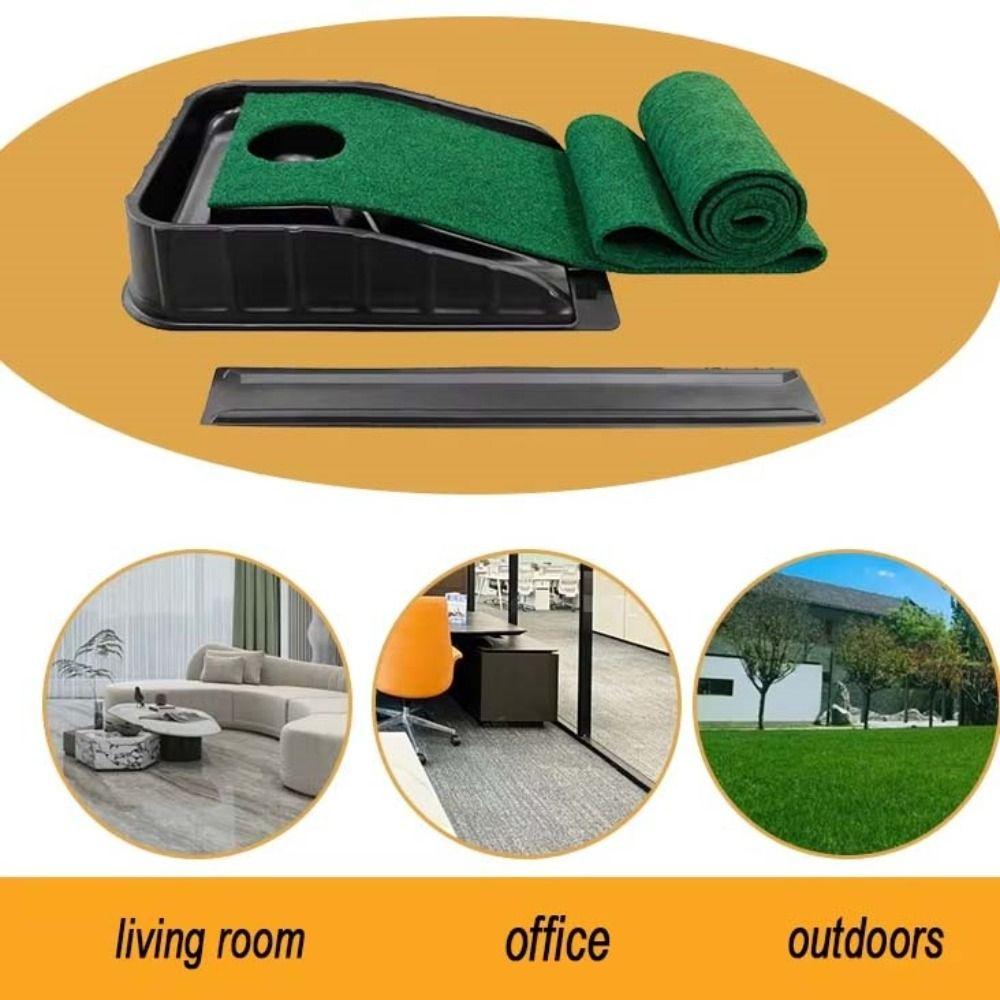 Fairway Trainer Putting Green Mat Auto Ball Return Golf Putter Trainer Golf Supplies