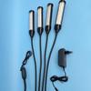 UOSU 12V Четырехголовая клипсовая лампа для роста растений