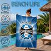 Custom Name Beach Towel Gremio Football Club Emblem Soft and Quick-drying Beach Towel, Suitable for Travel, Swimming Pool, Gym, Yoga, Gifts
