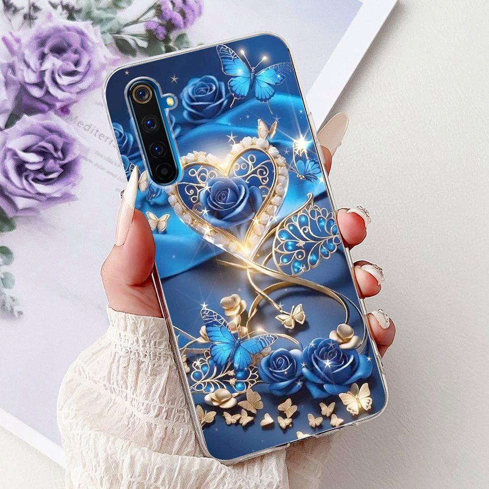 6.6" For Realme 6Pro RMX2061 RMX2063 Back Cover For Realme 6 Pro Case Clear Luxury Fashion Cute Cat Cool Funny Soft TPU Bumper