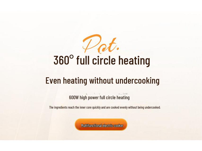 Компактная многофункциональная электрическая лапшеварка: Сковорода с антипригарным покрытием и кастрюля из нержавеющей стали для общежитий