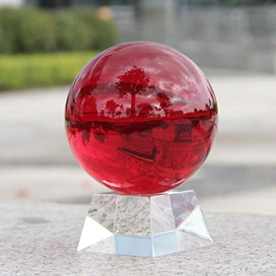 Crystal K9 Artificial Crystal Feng Shui Gift with Alloy for Shooting In the Good Good Luck Prayer Feng Feng Shui Power Interior New Thank Gift Ball,