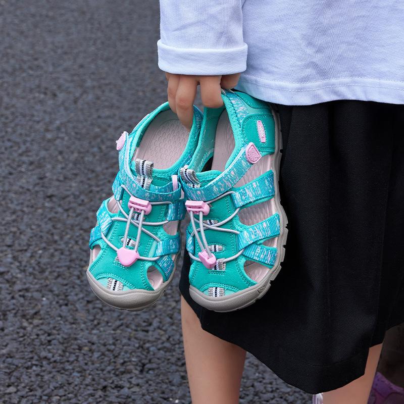Children's sandals 2025 summer new boys baotou creek shoes soft-soled beach shoes baby shoes girls wading shoes