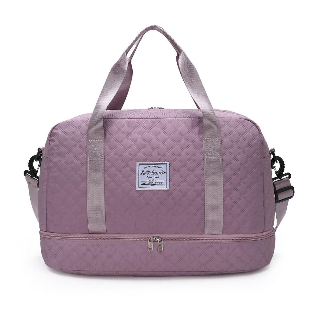 Deluxe Large Capacity Duffel Bag - Multi-functional Shoulder and Crossbody Tote Bag with Wet and Dry Pockets,Dual Side Pockets for Travelling