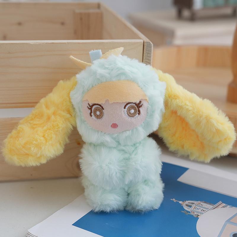 Мягкий плюшевый кролик брелок кукла очаровательная игрушка для девочек милый аксессуар для сумок и многого другого