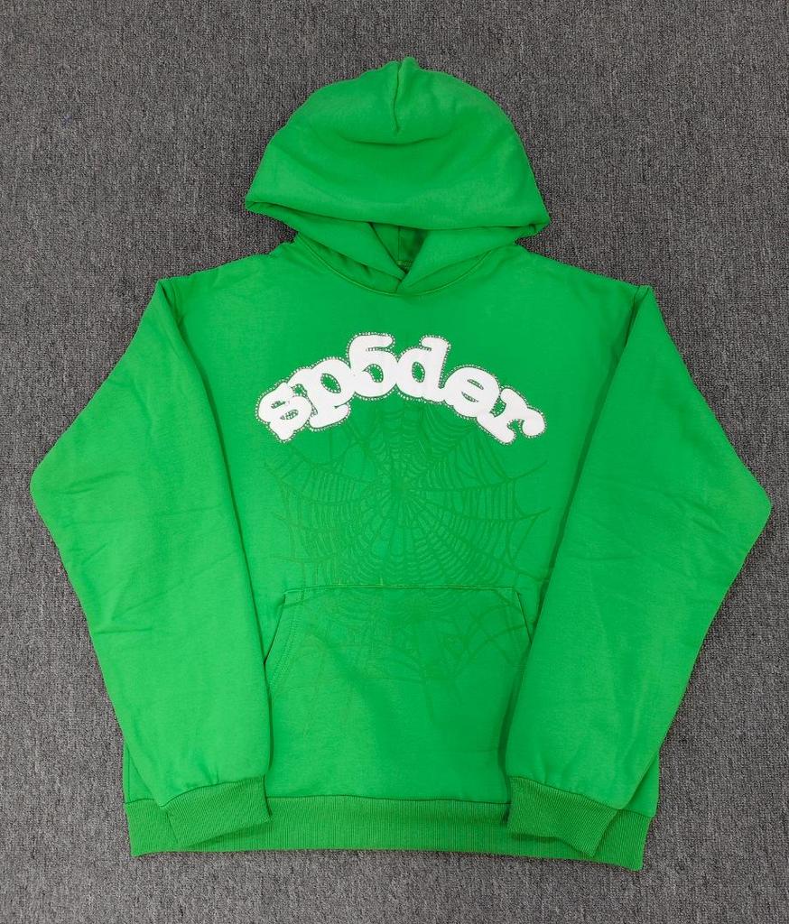 Мужская толстовка с принтом «Паутина» - Модная, свободного кроя, с плюшевой подкладкой