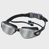 HD Anti-Fog Myopia Electroplated Swimming Goggles - Waterproof Silicone for Adults