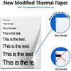 100 Sheets Thermal Printer Paper, 8.5''×11'' US Letter Size, Advanced Printing Paper, Thermal Paper Compatible with Brother Letter Portable Printer,