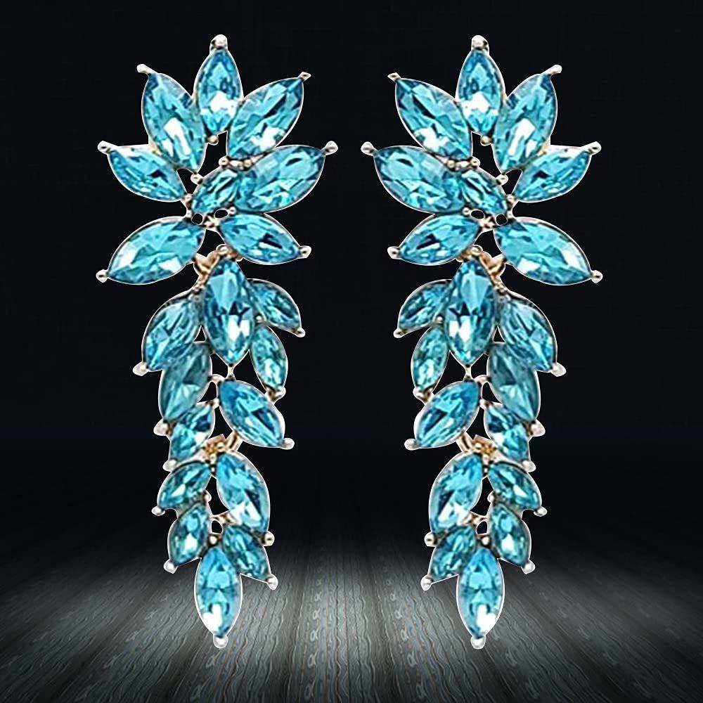 Ювелирные украшения YouBella, модные серьги-капли и висячие серьги, серьги с кристаллами для девочек и женщин