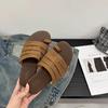 Flat Bottom Outer Wear Cool Slippers Women's 2025 Summer New Outer Wear with Skirt Beach Shoes