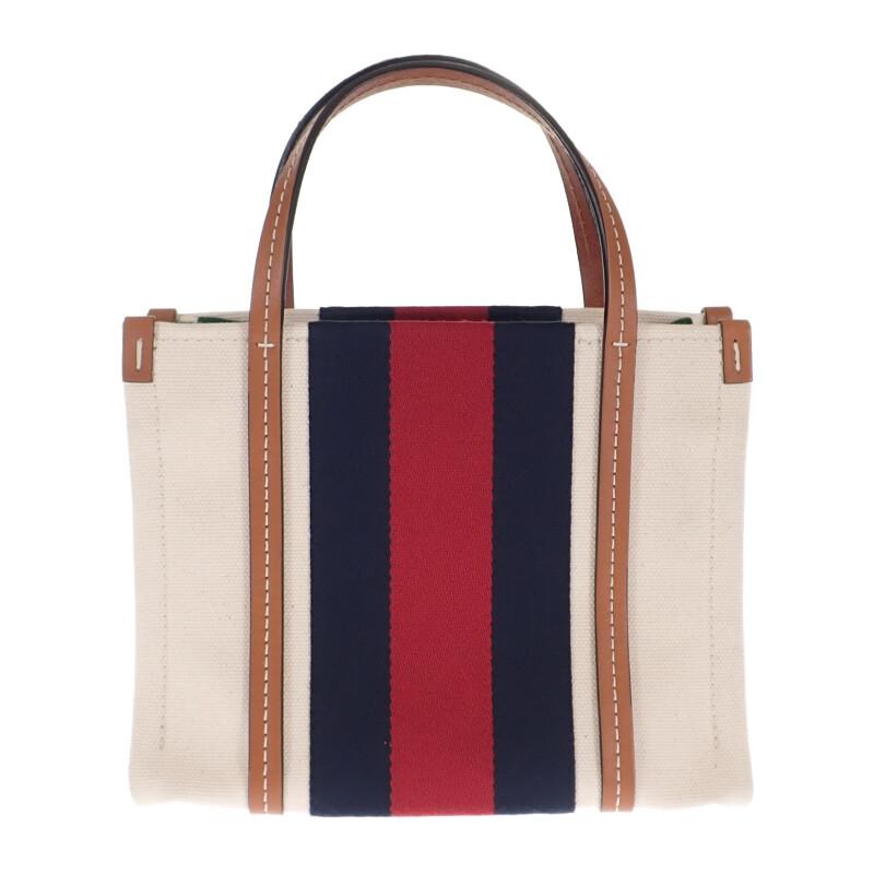 GUCCI  727735 2WAY bag Ivory canvas/leather Women