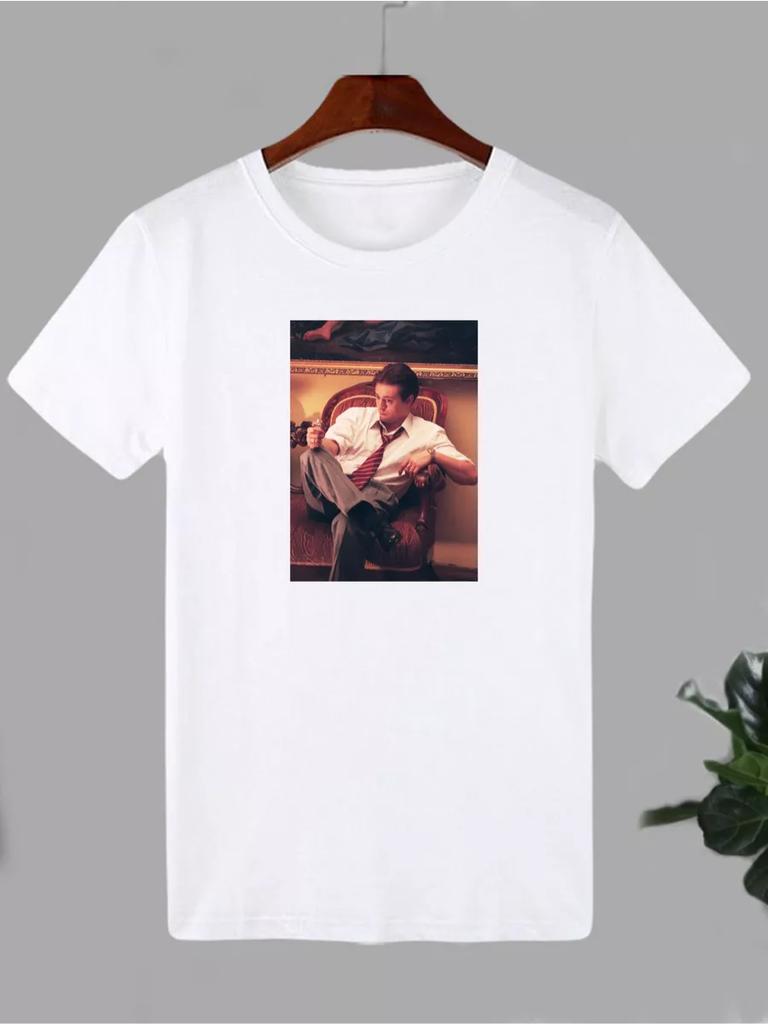 T-shirt with Sergey Bezrukov print