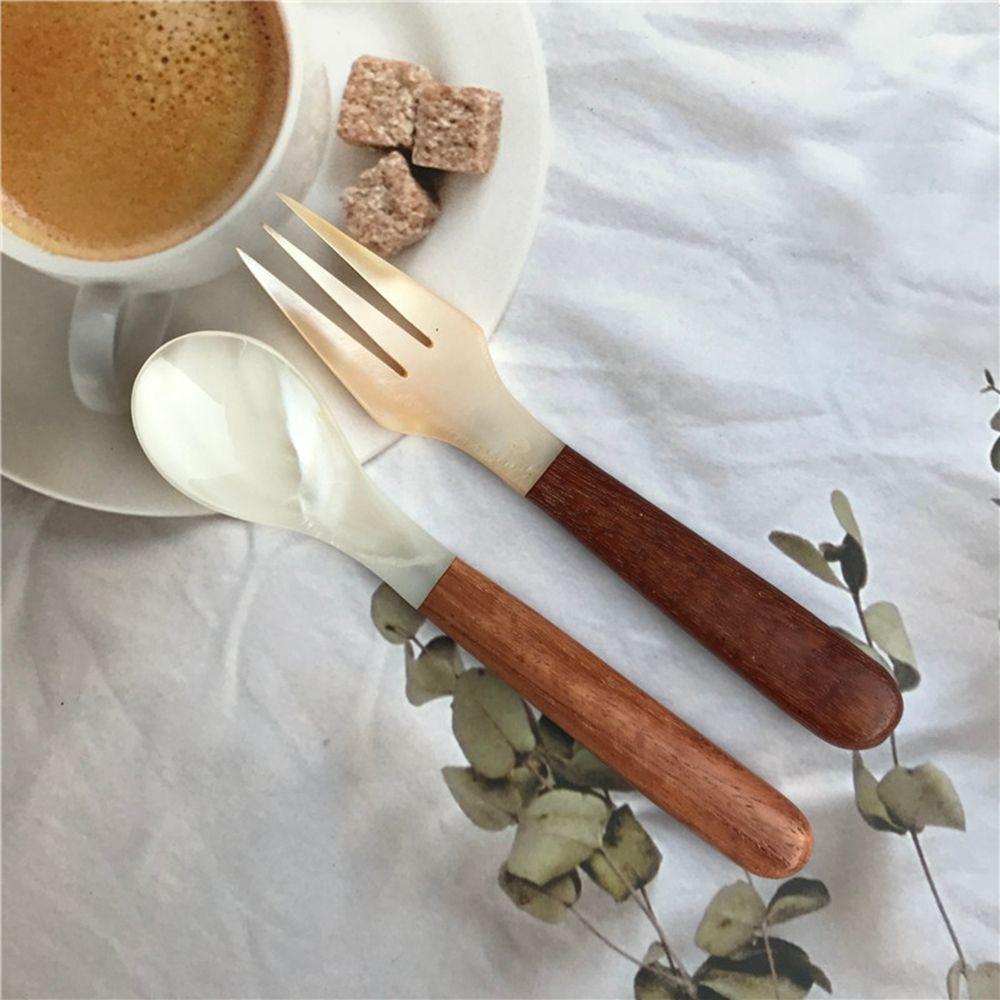 Seasoning Stirring Conch Scoop Coffee Natural Ice Cream Dessert Spoon Shell Spoon Teaspoon Fork
