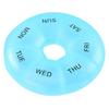 7 Grids Seven Days Pill Case Round Pill Dispenser Portable Tablet Container  for Home&Travel