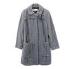 SEE BY CHLOE Alpaca Mohair Blend Wool Houndstooth Pattern Coat I 38 Women Used