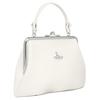 Vivienne Westwood Granny Frame Polished Metal Hardware Tote Bag Women handbags Off-White 4B010007WS0021OFFWHITE