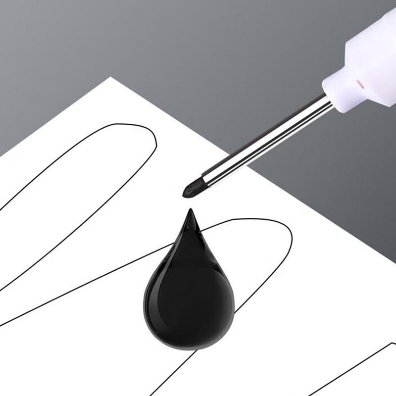 Длинный маркер для строительства ручка для металла масло водонепроницаемый тонкая головка деревянная ручка для рукоделия удлиненная 20 мм длинная головка глубокое отверстие