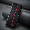 Carbon Fiber Leather Phone Case for Samsung Galaxy Z Fold 6 5 4 3 Fold6 Fold5 Fold4 Magnetic Flip Wallet with Card Holder Cover