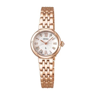 [Часы Seiko] Женские часы из розового золота Grow SSWA008