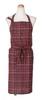 Friends Hill Relief Check Short Apron Brown YW-270-20