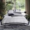 Europe Style Jacquard Bedding Set 4pcs Lace Bedclothes Bed Set Satin Duvet Cover Sheet Set