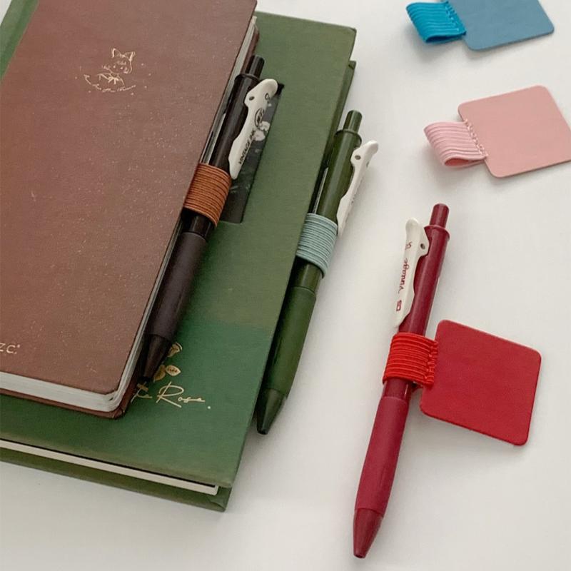 5/10 шт. Самоклеящийся зажим для ручки Эластичный держатель-петля для ручек Для блокнотов Ежедневников Планировщиков Аксессуары Канцелярские товары для офиса и школы