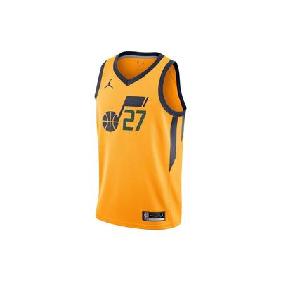 Майка с логотипом НБА, Fan Edition, Statement Limited, Jazz Rudy Gobert No. 27 Мужских топов желтого цвета CV9496-725
