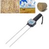 Портативный измеритель влажности сена с цифровым ЖК-дисплеем, высокая точность, предотвращает порчу, тестер влажности сена с длинным зондом