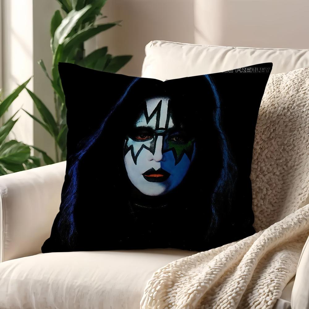 Singer A-Ace F-FrehleyS Ace Frehley cushion cover For Pillow Printing Sofa Decoration Home Car Room Shop Office NordicSimplicity