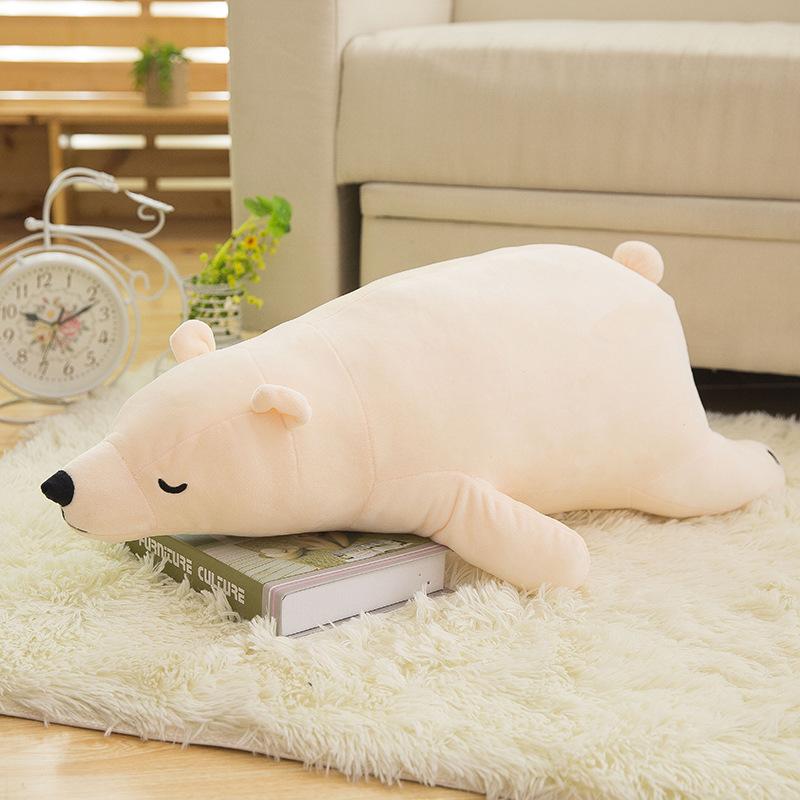 Creative Polar Bear Hug Pillow Bear Plush Toys Software Doll Children Doll Girls Birthday Gift