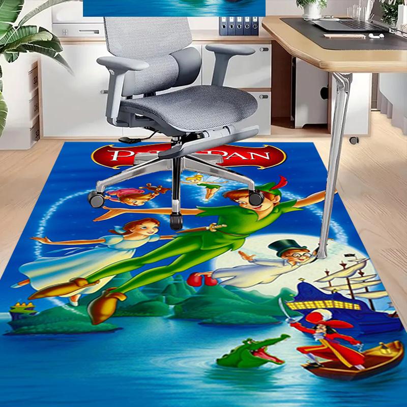 Peter Pan Adventure Carpet For Playroom Bedroom Living Room Sofa Home Decorkids Game Area Rug Nonslip Floor Mat