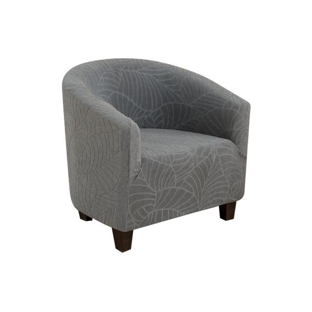 Чехол на клубное кресло, жаккардовый Расслабляющий эластичный чехол в скандинавском стиле, один чехол для клубного дивана для гостиной, эластичный чехол для кресла